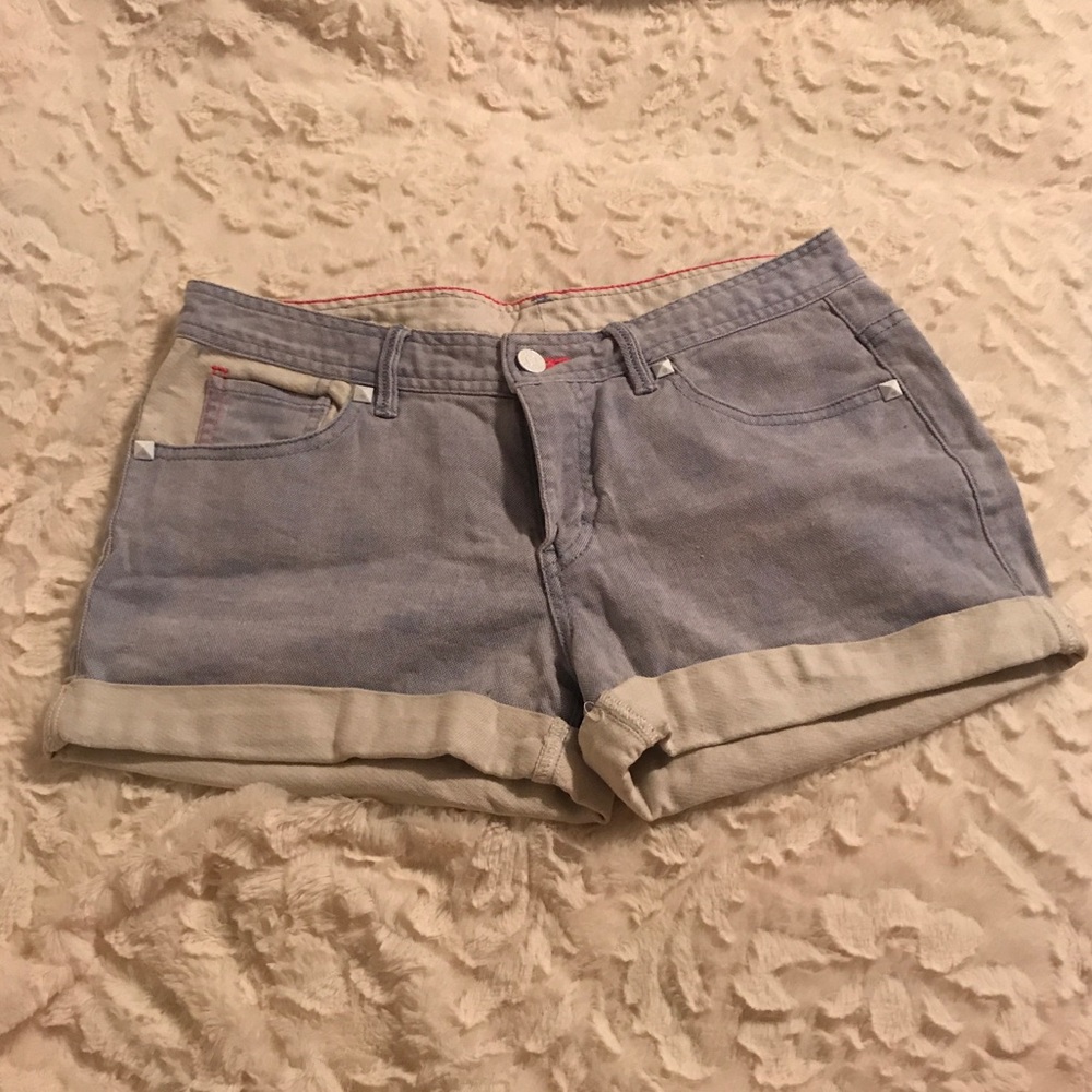 Armani Exchange Cuffed Jean Shorts